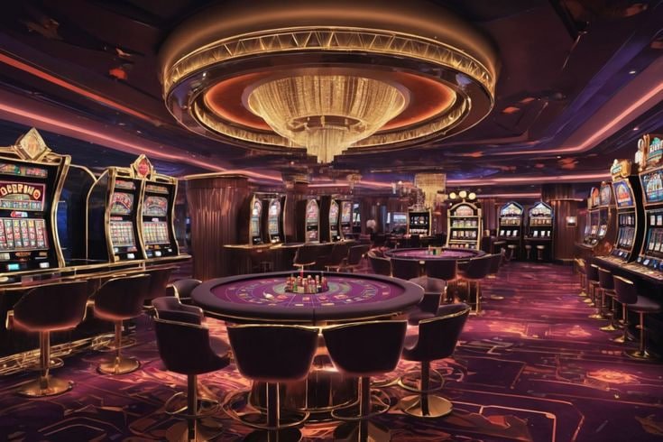 Multi-camera live dealer blackjack table on slotomania streaming to player device